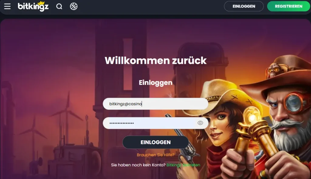 bitkingz casino login